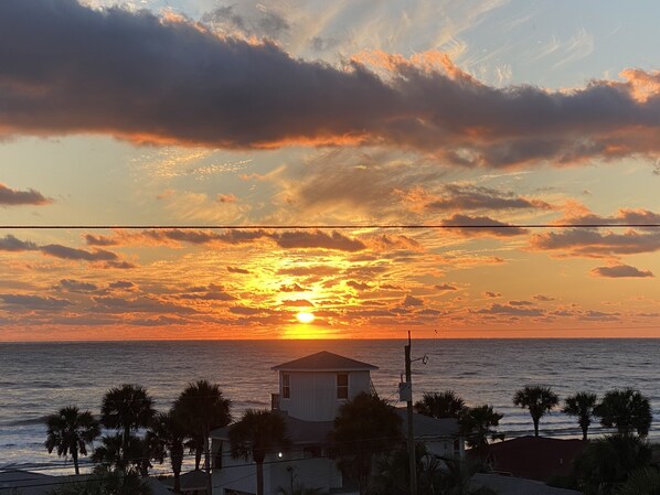 Beautiful Sunset views from the balcony!