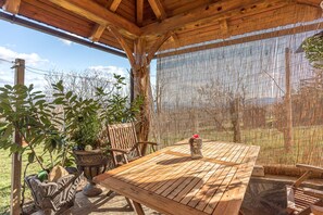 Outside covered terrace