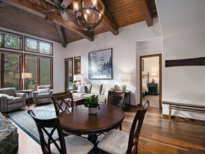 Dining Area View of Living Room