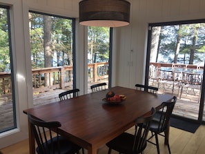 Inside dining room table