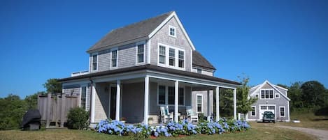 Wraparound porch offers excellent 'Chill Time' options!