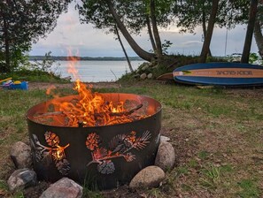 Fire Pit at dusk