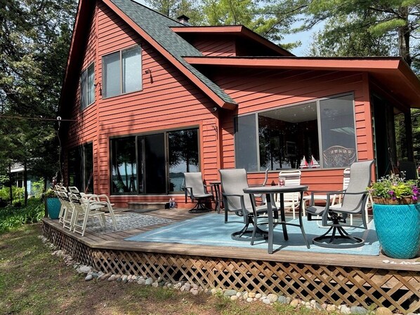 Lakeside - view of cabin