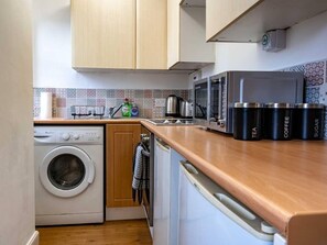 Well stocked kitchenette