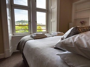 Bright outlook from the main bedroom