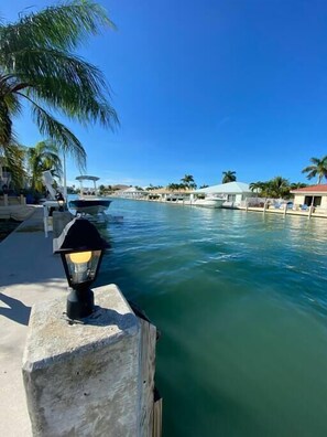 View from your own protected canal