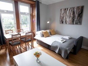 The sofa bed in the lounge folds out to a full size double bed (1)