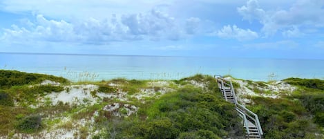 Gulf view from second level.