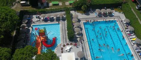 Swimming Pool, Leisure, Urban Design, Aerial Photography, Recreation, Landscape, Water Park, Architecture, Bird'S-Eye View, Park