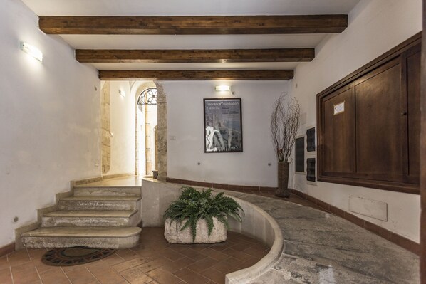 Interior entrance