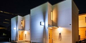 Front of property – evening/night