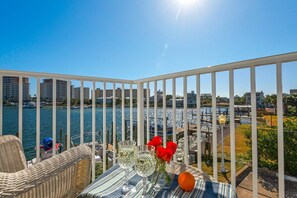 1 of 4 Private Balconies to Sit & Enjoy Some Alone Time ~ Off the Living Room