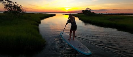 standup paddle from your back yard.