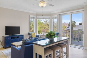 Living Area with Balcony