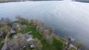 Above view of cabin 