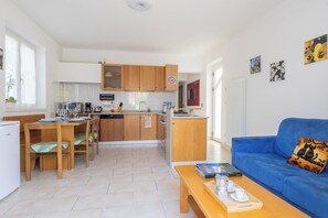 Kitchen and dining area