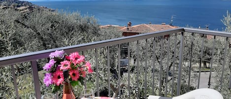 Balkon und Seeblick