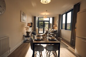 Dining Area with View of Patio