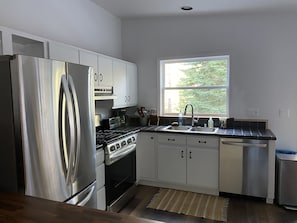 New appliances. Great view into the forest and back yard.