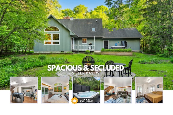 Spacious and Secluded iby Getaway and Stay in Sister Bay