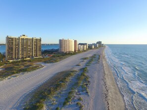 Lighthouse Towers building first on left.  Look at that beach!