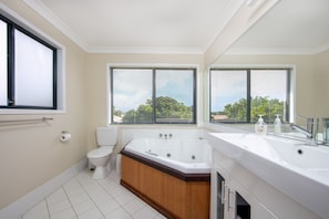 master spa bathroom with shower.
