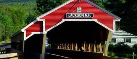 Honeymoon Bridge - Welcome to Jackson Village in the Summer!