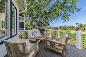 Back Deck Overlooking the Golf Course