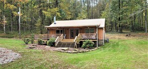 Exterior of the Outpost at Fayette Springs - your cabin getaway on 8 acres!