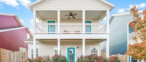 Inviting front porches allow you to enjoy the quiet neighborhood setting