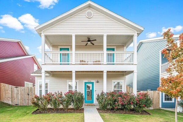 Inviting front porches allow you to enjoy the quiet neighborhood setting