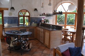 kitchen, dining room