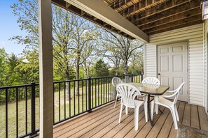 Covered Deck with Scenic View