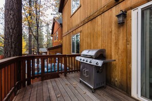 Patio with BBQ.