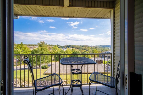 Private, Covered Balcony