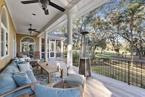 Back Deck With Plenty of Seating