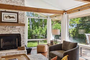 Living Room with Fireplace