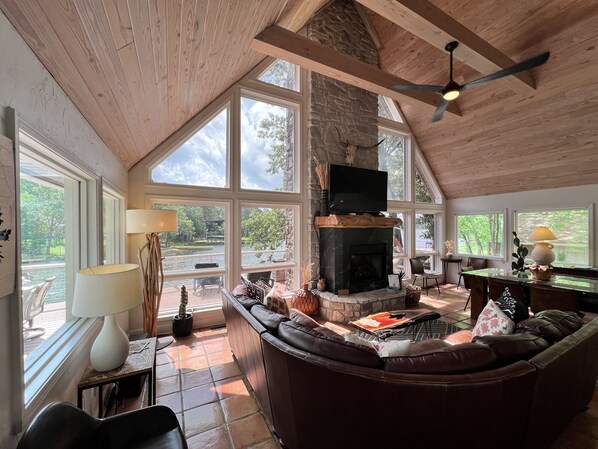 Main Floor Living Room and Dining Area 