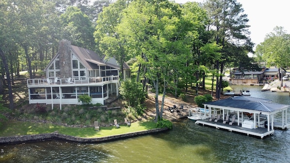 Camelot home view from lake