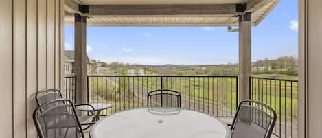 Covered Patio with Golf Course View