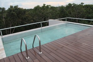 Roof top Jungle view infinity pool.
Grand view to the expectacular Jungle.