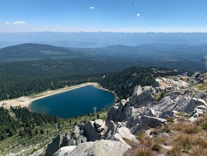 Hike to the lake for a refreshing swim