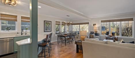 Enjoy the open floor plan with friends and family