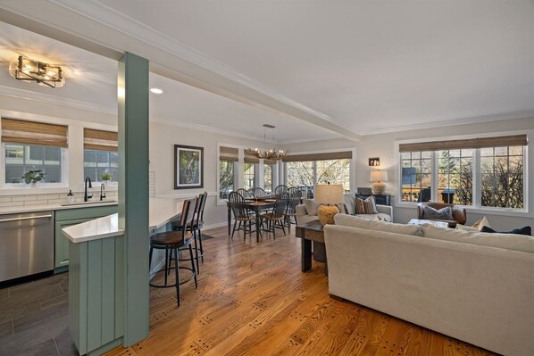 Enjoy the open floor plan with friends and family