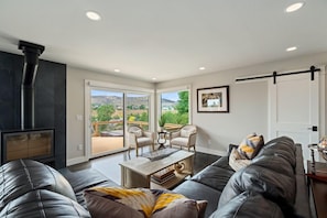 Living Room with Views of the Foothills