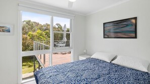 Bedroom 2: Queen bed and a built-in robe