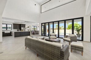 Welcome to your cozy sanctuary, where relaxation meets sophistication in our stylish living area