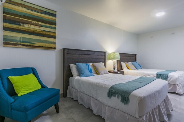 2 Comfortable Double Beds