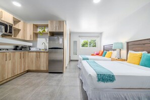 Two Comfortable Double Beds
