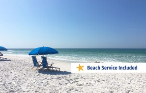 Beach Chair Service Included - Seasonally